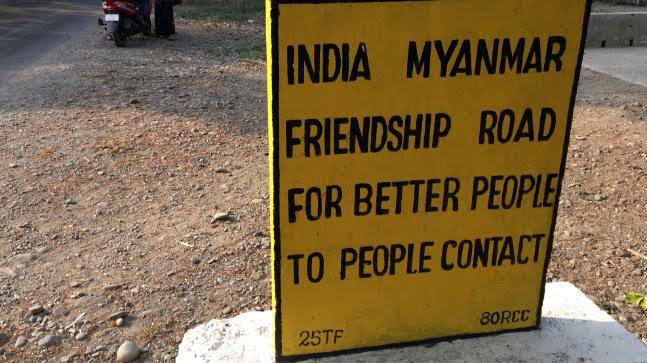 The border between India and Myanmar spans for 1,643 km without any fencing 